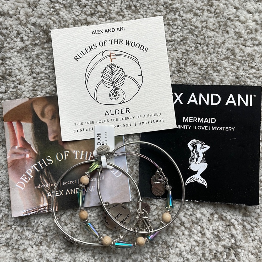 Alex and Ani bracelet set